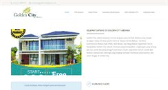 Desktop Screenshot of goldencitybekasi.com