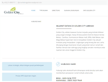 Tablet Screenshot of goldencitybekasi.com